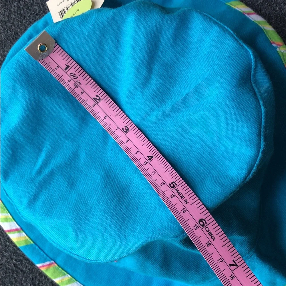 Oshkosh B'Gosh Kid’s 100% Cotton Reversible Bucket Sun Hat Embroidered Size 4-6X